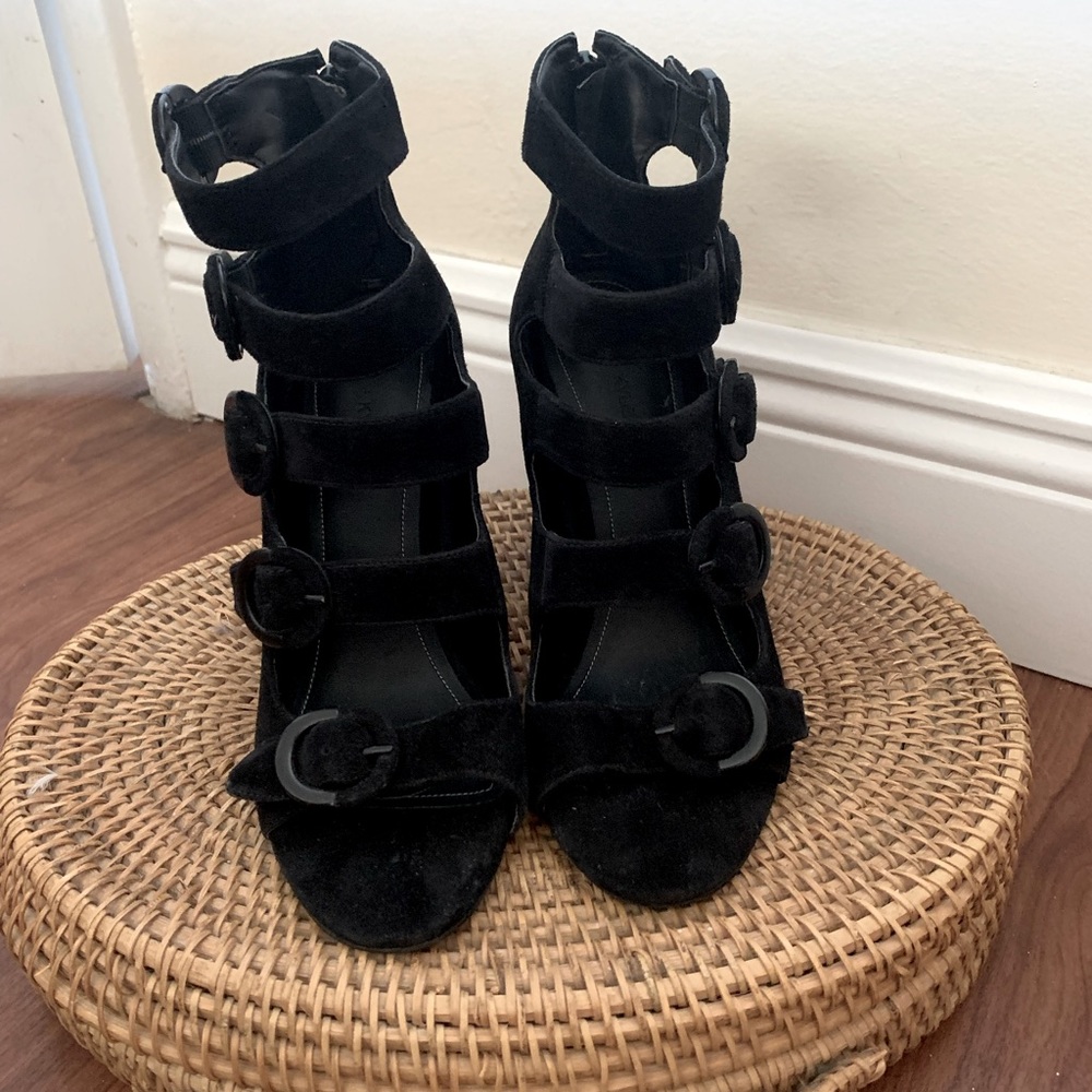 Kendall and Kylie strap Swede shoes